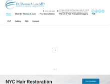 Tablet Screenshot of hairrestorationnyc.com